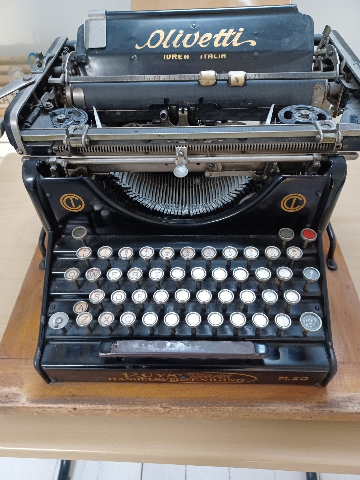 Oude schrijfmachine, Antiek en Kunst, Ophalen