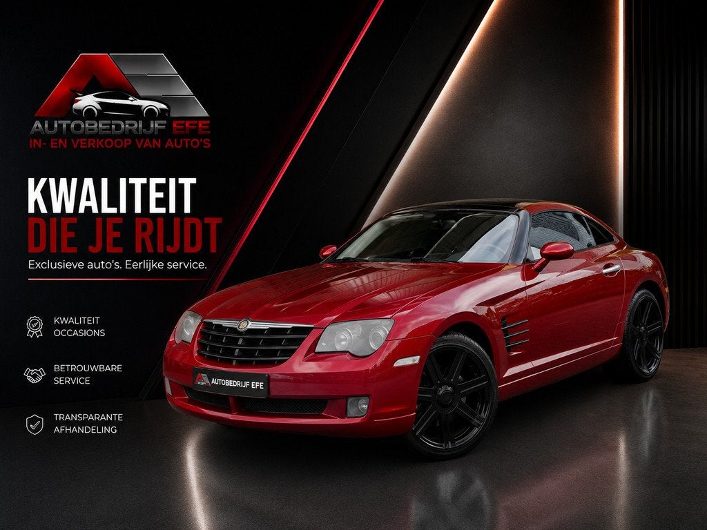 Chrysler Crossfire 3.2 V6, Auto's, Chrysler, Bedrijf, Te koop, Crossfire, ABS, Airbags, Airconditioning, Automatische klimaatregeling