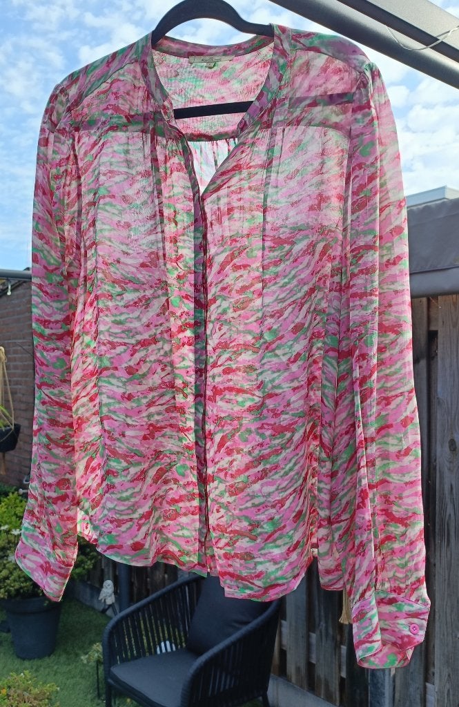 blouse maat L circle of trust kleur roze, Kleding | Dames, Maat 42/44 (L), Ophalen of Verzenden, Roze, Gedragen
