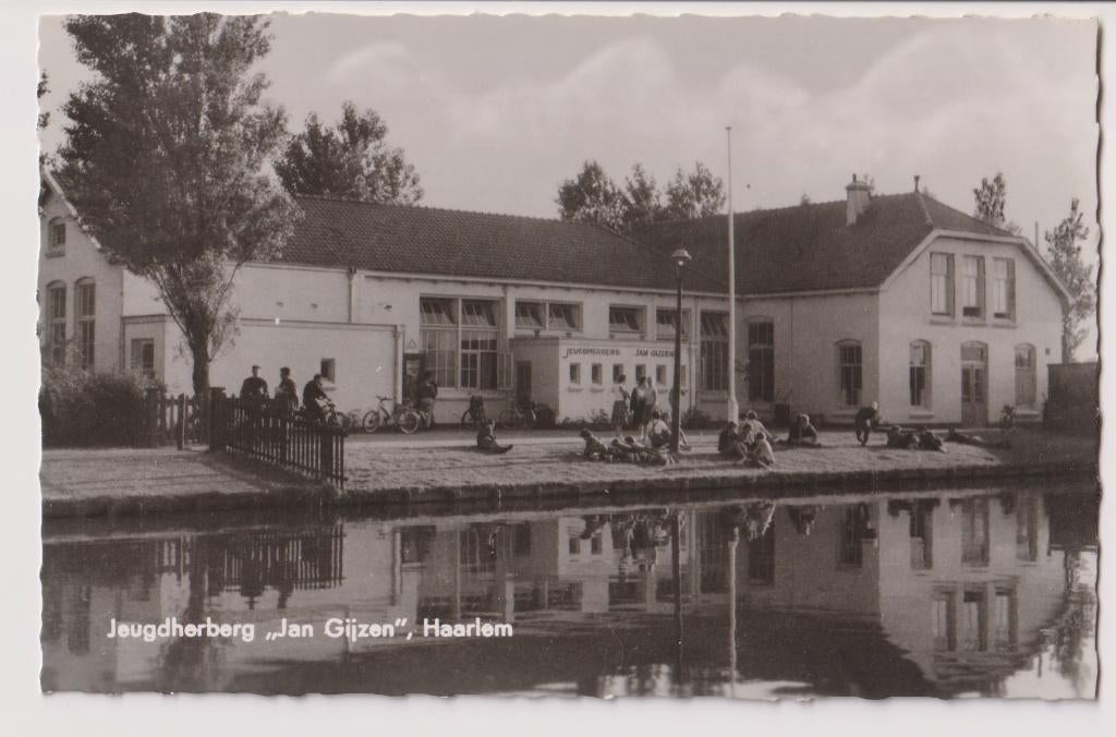 271 Haarlem Jeugdherberg Jan Gijzen met Jeugd B13, Verzenden, 1940 tot 1960, Ongelopen, Noord-Holland