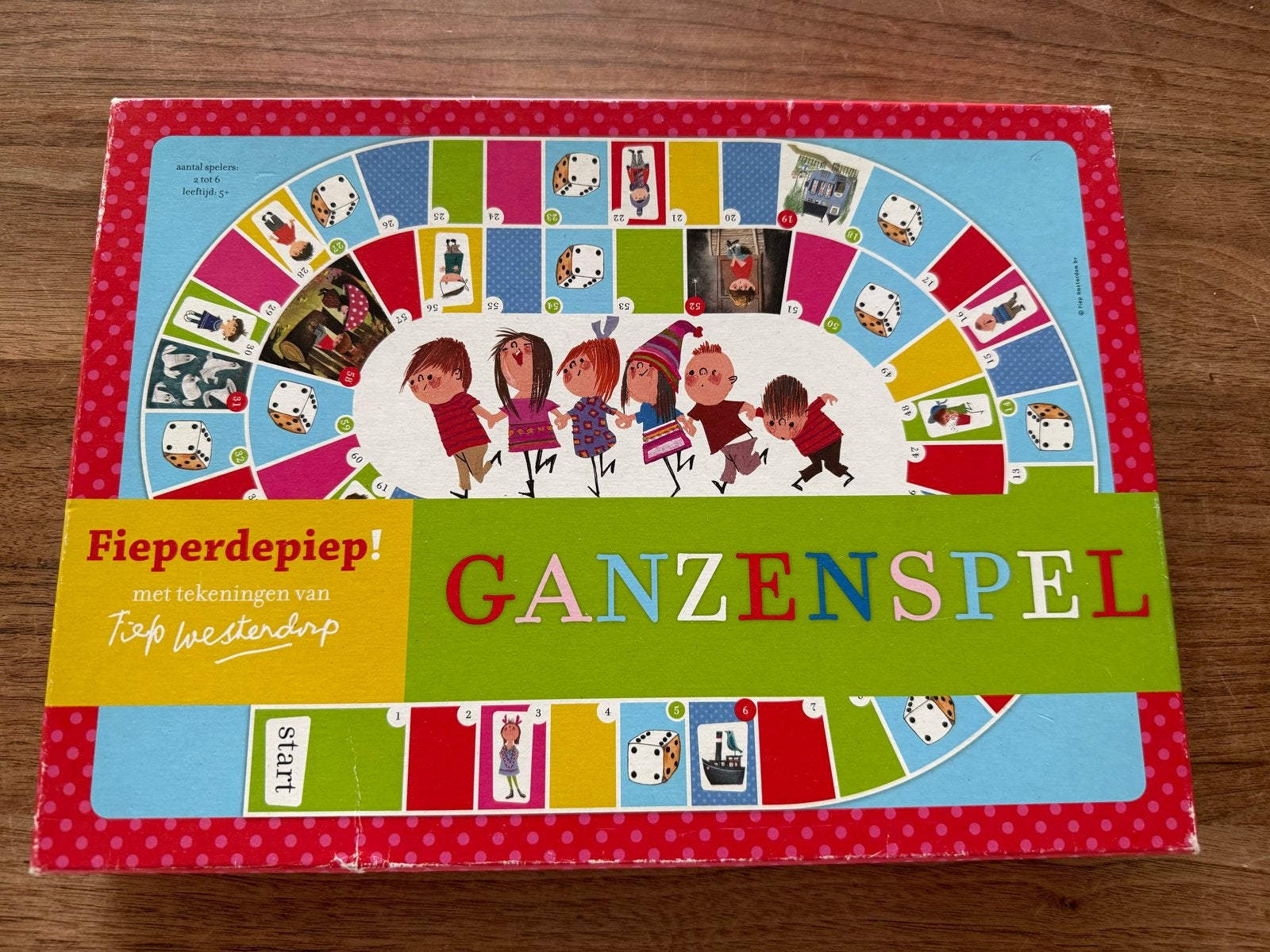 Fieperdepiep! Ganzenbordspel, Een of twee spelers, Ophalen of Verzenden, Gebruikt