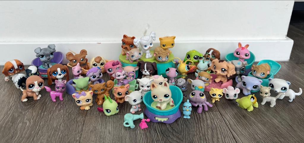 Grote collectie Littlest Pet Shop figuren en accessoires, Ophalen of Verzenden, Gebruikt, Jongen of Meisje