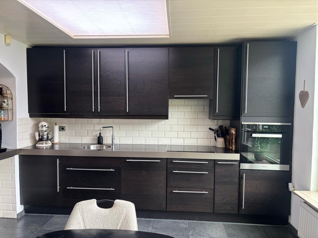 Nette keuken, Huis en Inrichting, Keuken | Complete keukens, Ophalen, Gebruikt, Zwart, Hoekkeuken