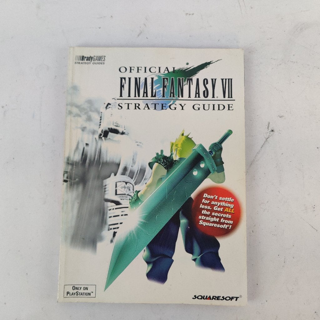Official Final Fantasy VII Strategy Guide Bradygames, Ophalen of Verzenden, Gelezen