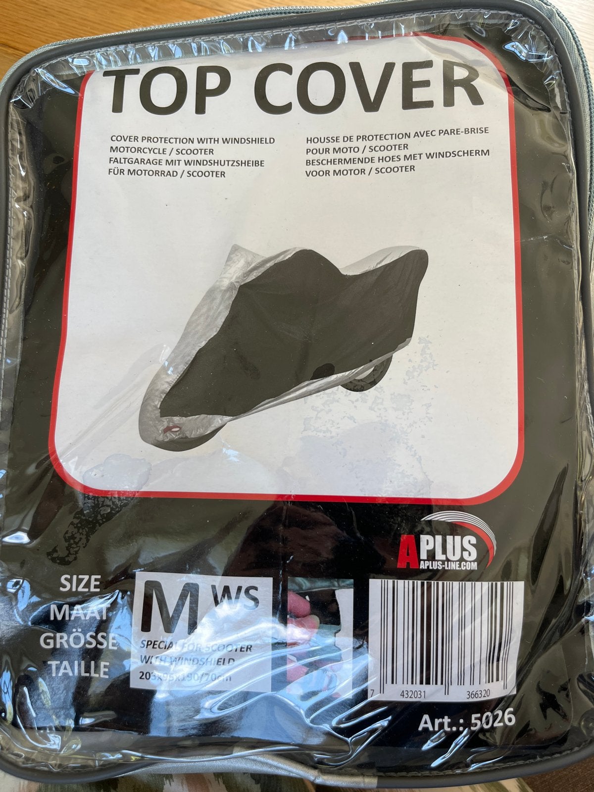 2x Top Cover Scooter/ motor hoes met windscherm - Maat M, Ophalen of Verzenden, Nieuw, Overige typen, Overige merken