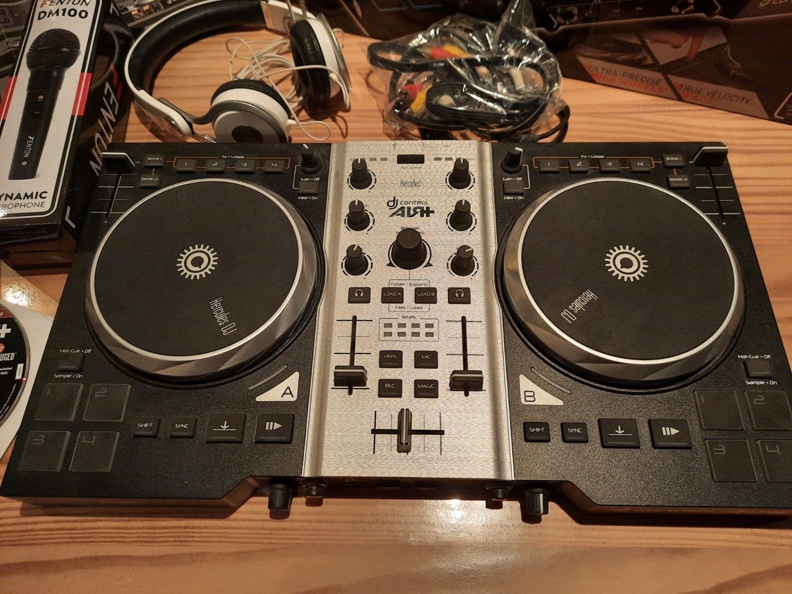Hercules DJ Control Air+ S Series Complete Set, Ophalen, Zo goed als nieuw, Overige merken