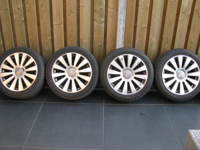 Audi VW 19 inch winterbanden set 255-45-19 ET35 8.5J, Ophalen, Audi