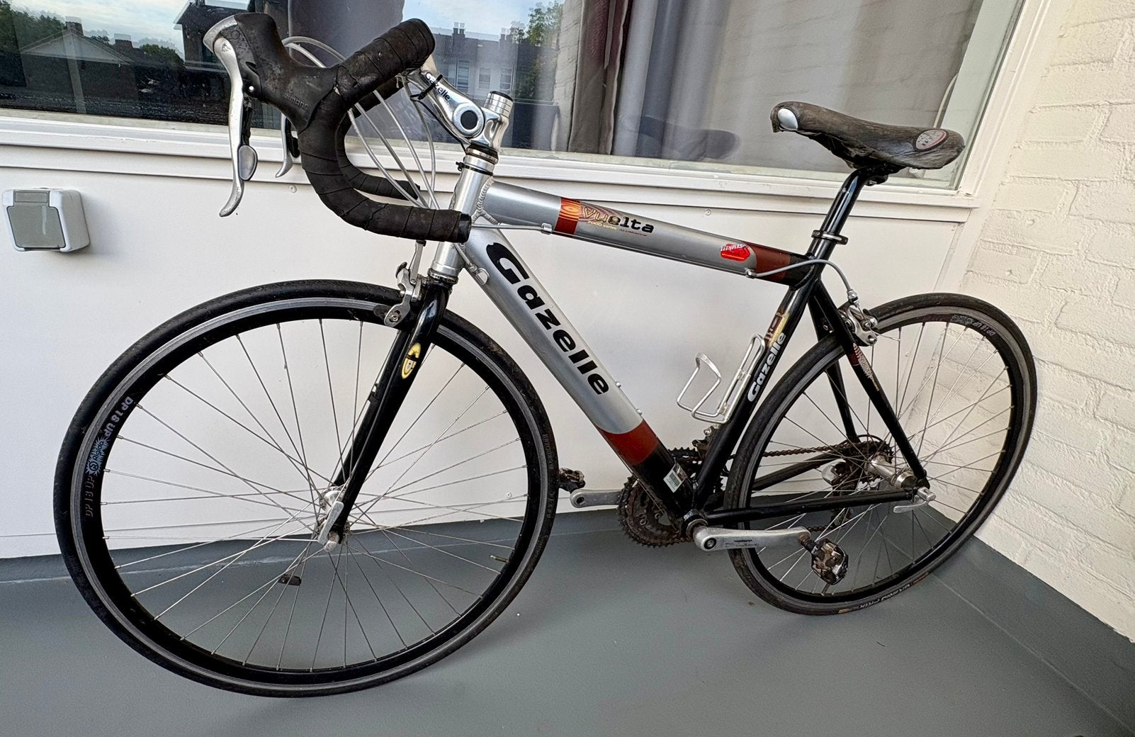 Gazelle Vuelta Racerfiets, Fietsen en Brommers, Fietsen | Racefietsen, Ophalen, Minder dan 10 versnellingen, Gebruikt, Staal