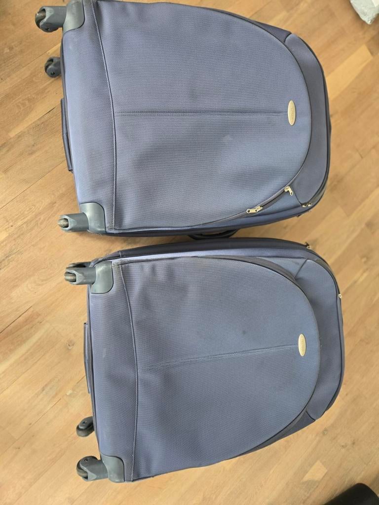 Samsonite kofferset - 2 stuks, Ophalen, Gebruikt, Blauw, 60 tot 80 cm