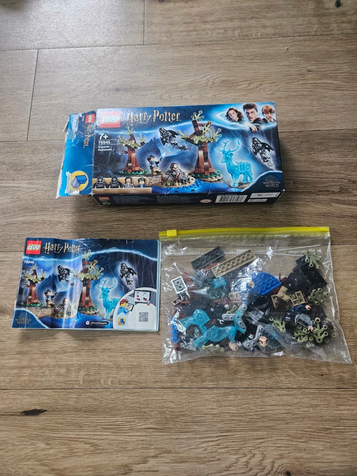 Lego Harry Potter 75945 Expecto Patronum, Kinderen en Baby's, Gebruikt, Inclusief instructies, Lego, Harry Potter