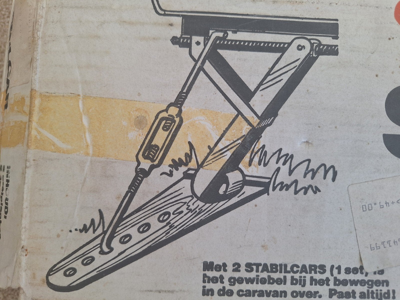 STABIFIX steunen tegen ZIJDELINGS wiebelen caravan, camper, Caravans en Kamperen, Caravan accessoires, Ophalen of Verzenden, Gebruikt