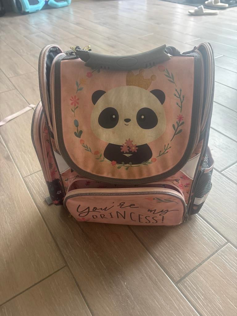 Leuke kinderrugzak met panda print, Sieraden, Tassen en Uiterlijk, Tassen | Rugtassen, Overige merken, Gebruikt, 25 tot 40 cm