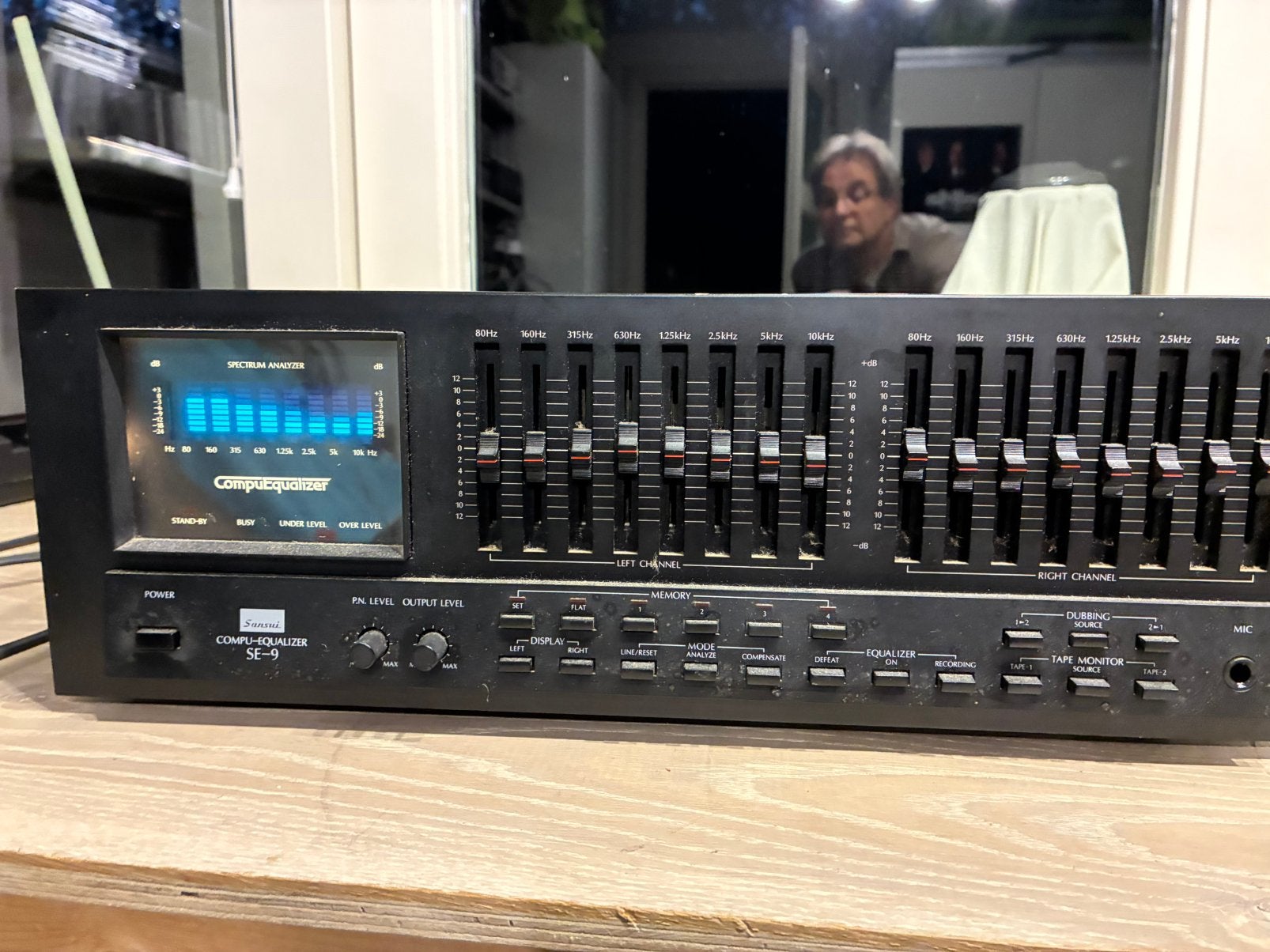 Sansui SE-9 equalizer, Ophalen, Gebruikt, Audio