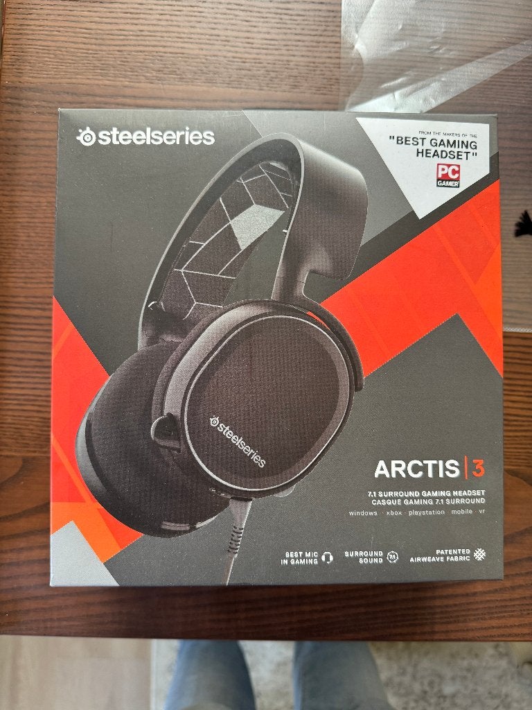 SteelSeries Arctis 3 gaming headset bedraad, Computers en Software, Ophalen, Steelseries Arctis, Zo goed als nieuw, Over-ear