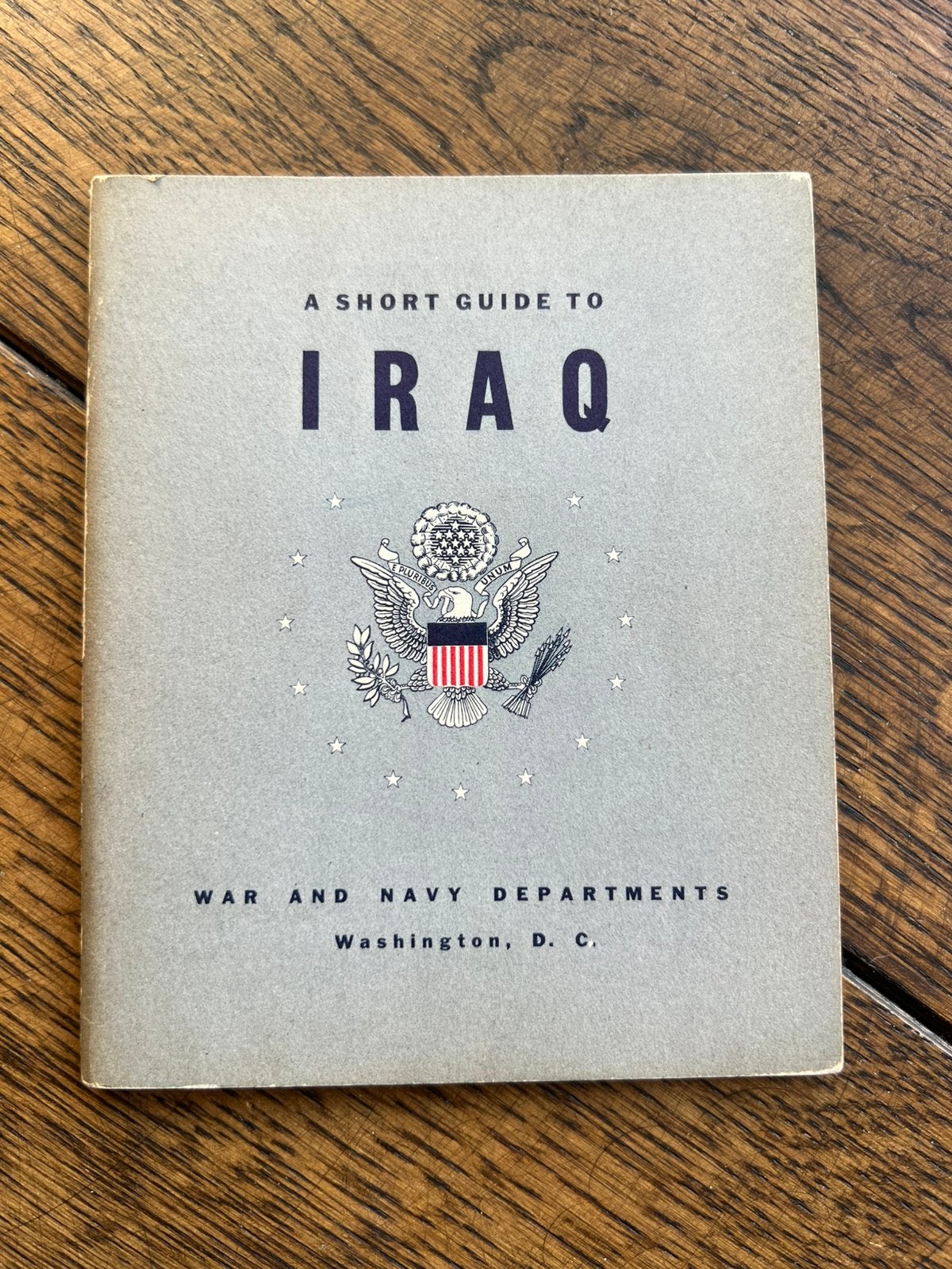 WO2 Amerikaanse Pocket Guide Irak Army Infantry 1943, Amerika, Verzenden, Boek of Tijdschrift