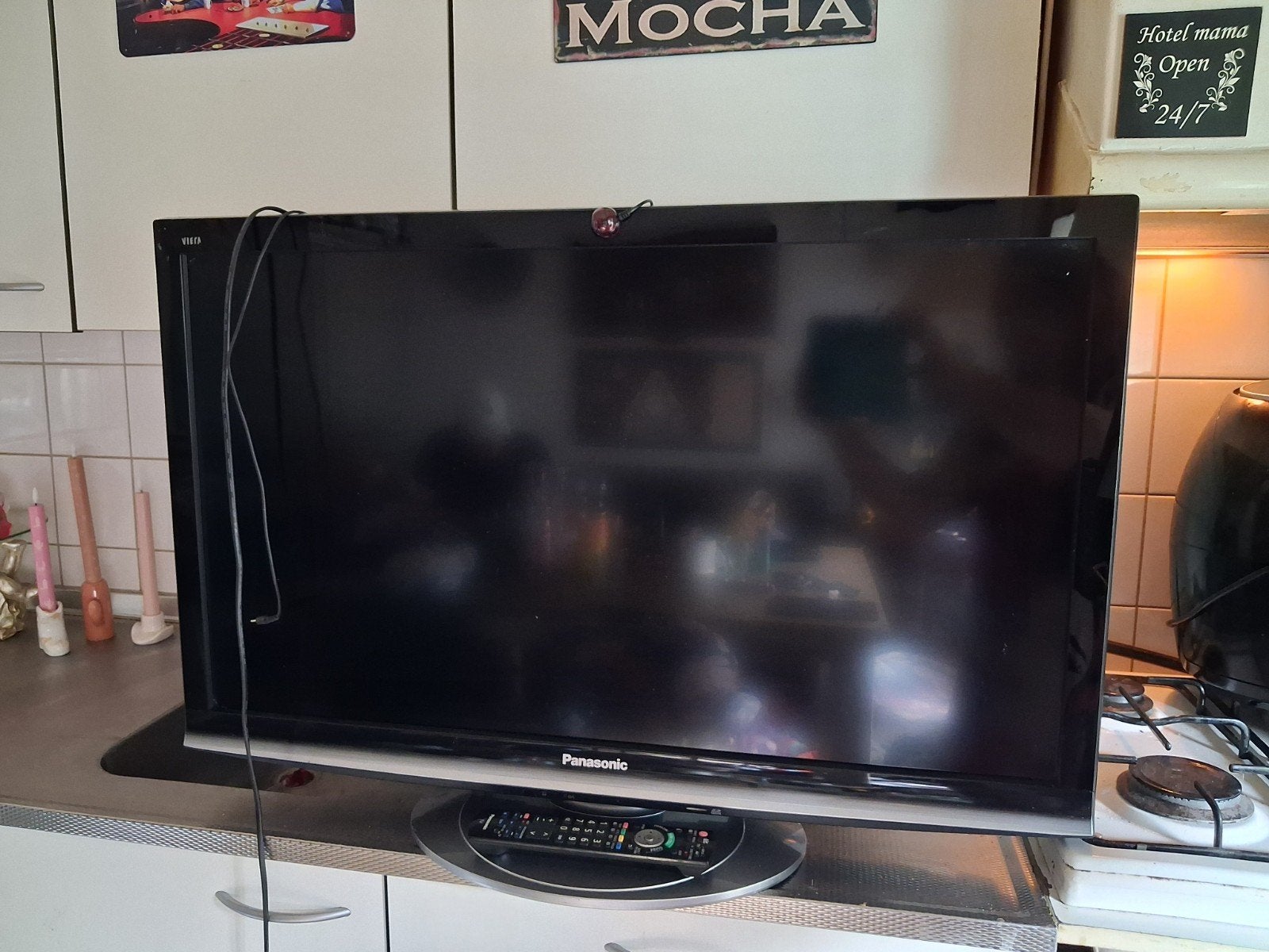 Panasonic Viera TV 37 inch (94 cm) met afstandsbediening, Audio, Tv en Foto, Televisies, Ophalen, Gebruikt, 80 tot 100 cm, Panasonic
