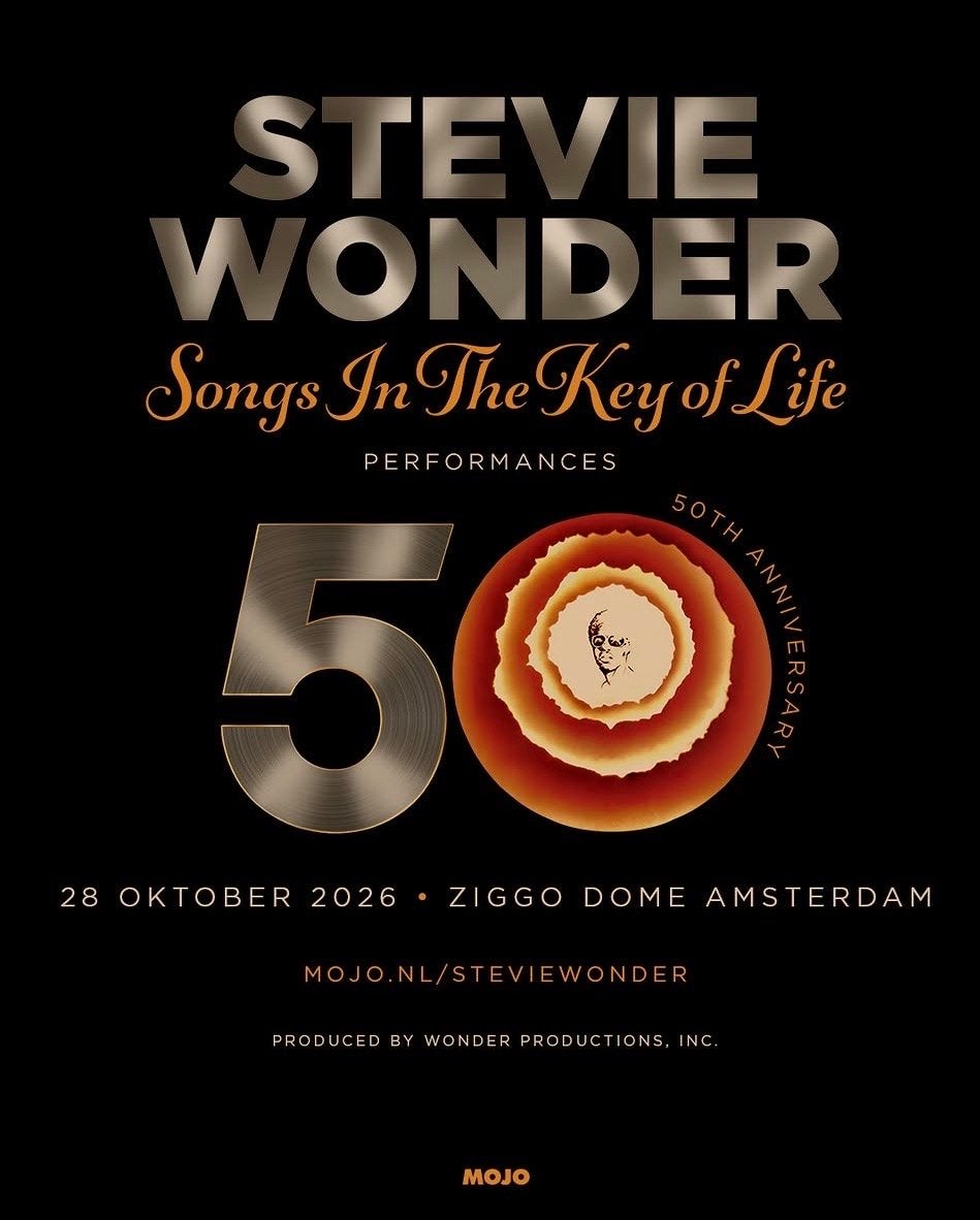 Stevie Wonder concertkaartje 28-10, Tickets en Kaartjes, Eén persoon, Oktober