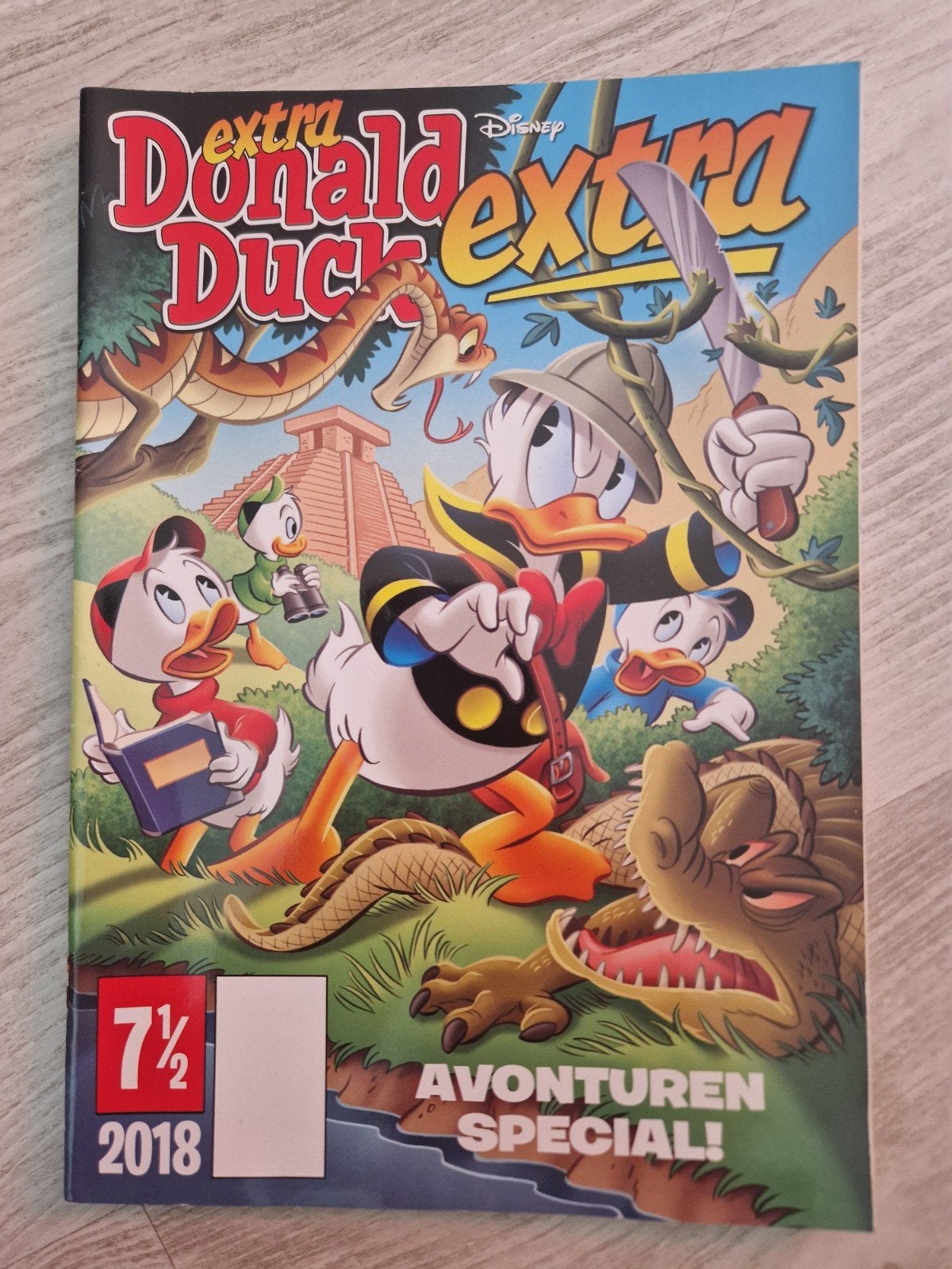 Donald Duck Extra Avonturen Special deel 7½-2018, Eén stripboek, Ophalen of Verzenden, Zo goed als nieuw, Disney