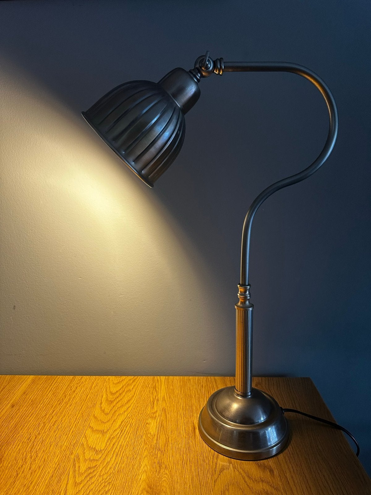 Vintage bureaulamp - Bronskleurig, verstelbaar, Bureaulamp, Verstelbaar, Vintage, Zo goed als nieuw