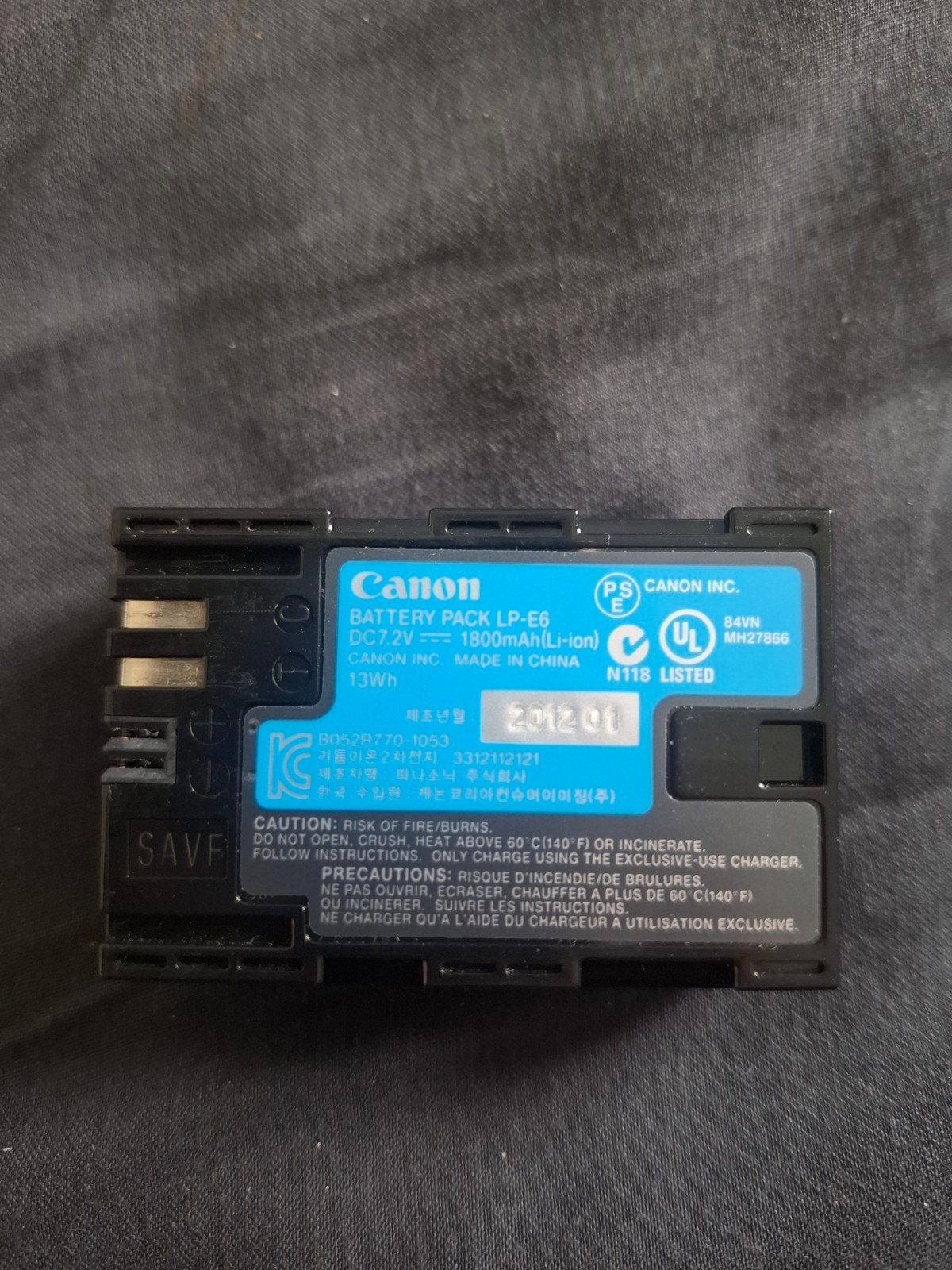 Canon LP-E6 Accu voor camera, Gebruikt, Canon, Canon, Accu