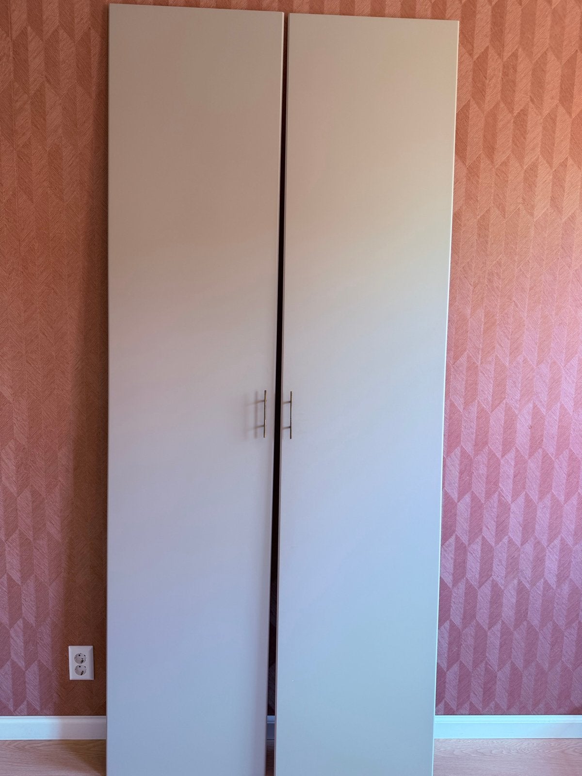 2x IKEA PAX FORSAND Deur, beige, 50x229 cm, Ophalen, Gebruikt, 200 cm of meer, 50 tot 100 cm