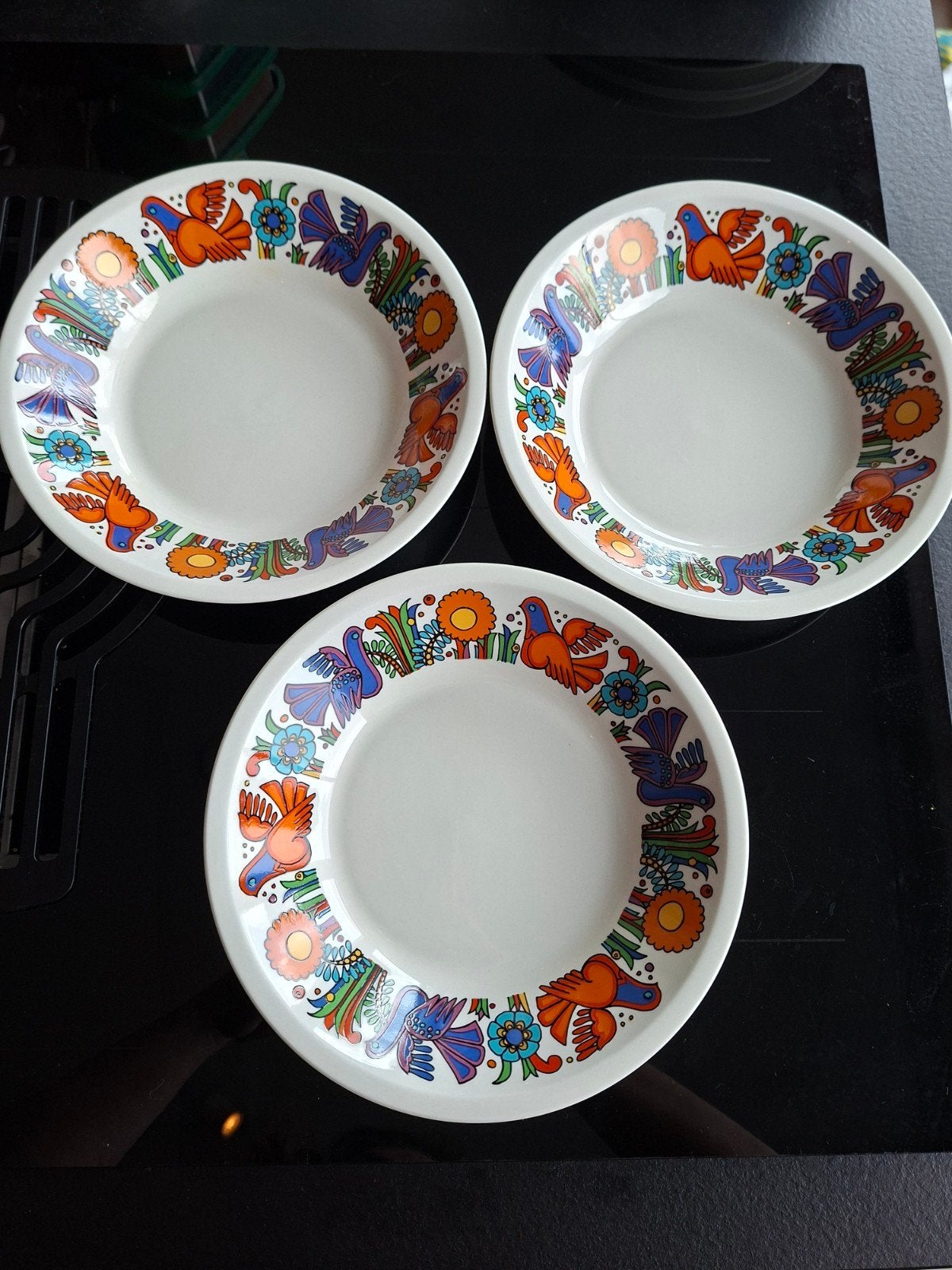 3 Villeroy & Boch Acapulco diepe borden, puntgaaf, Ophalen of Verzenden