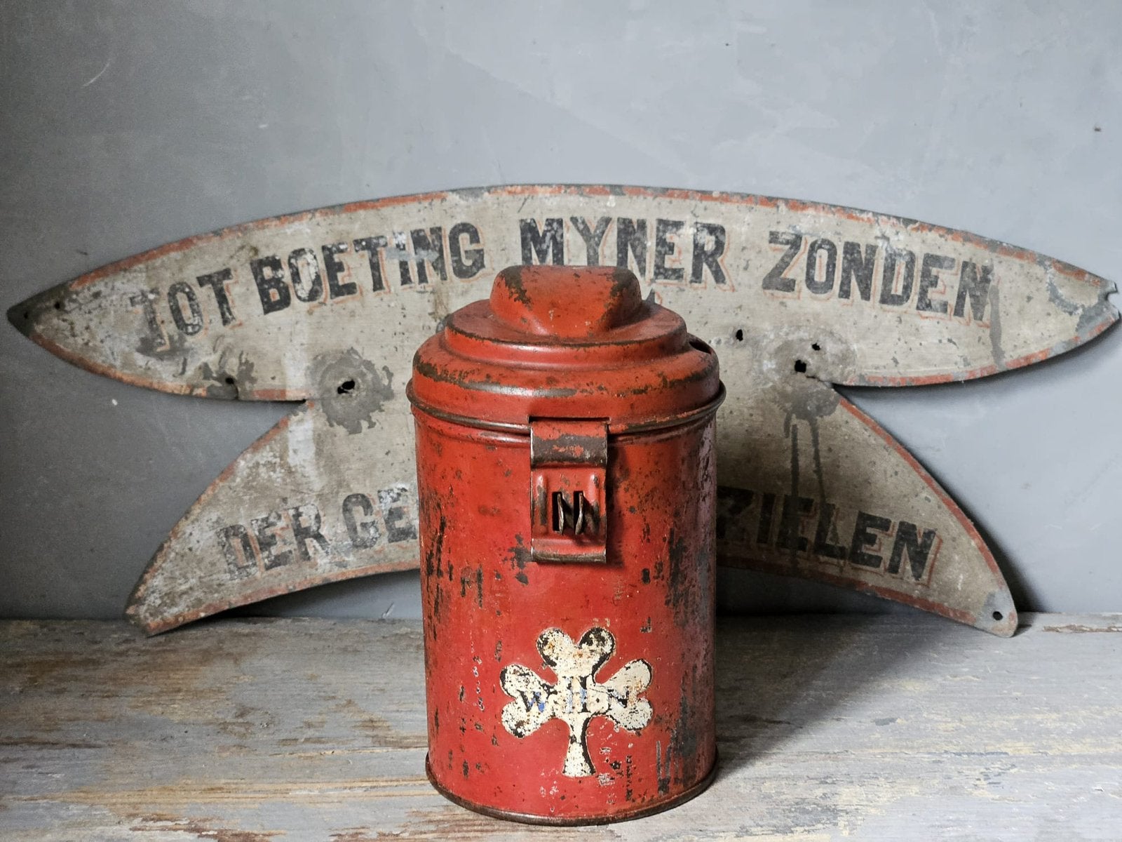Antieke collectebus winterhulp nederland (WHN), Ophalen of Verzenden