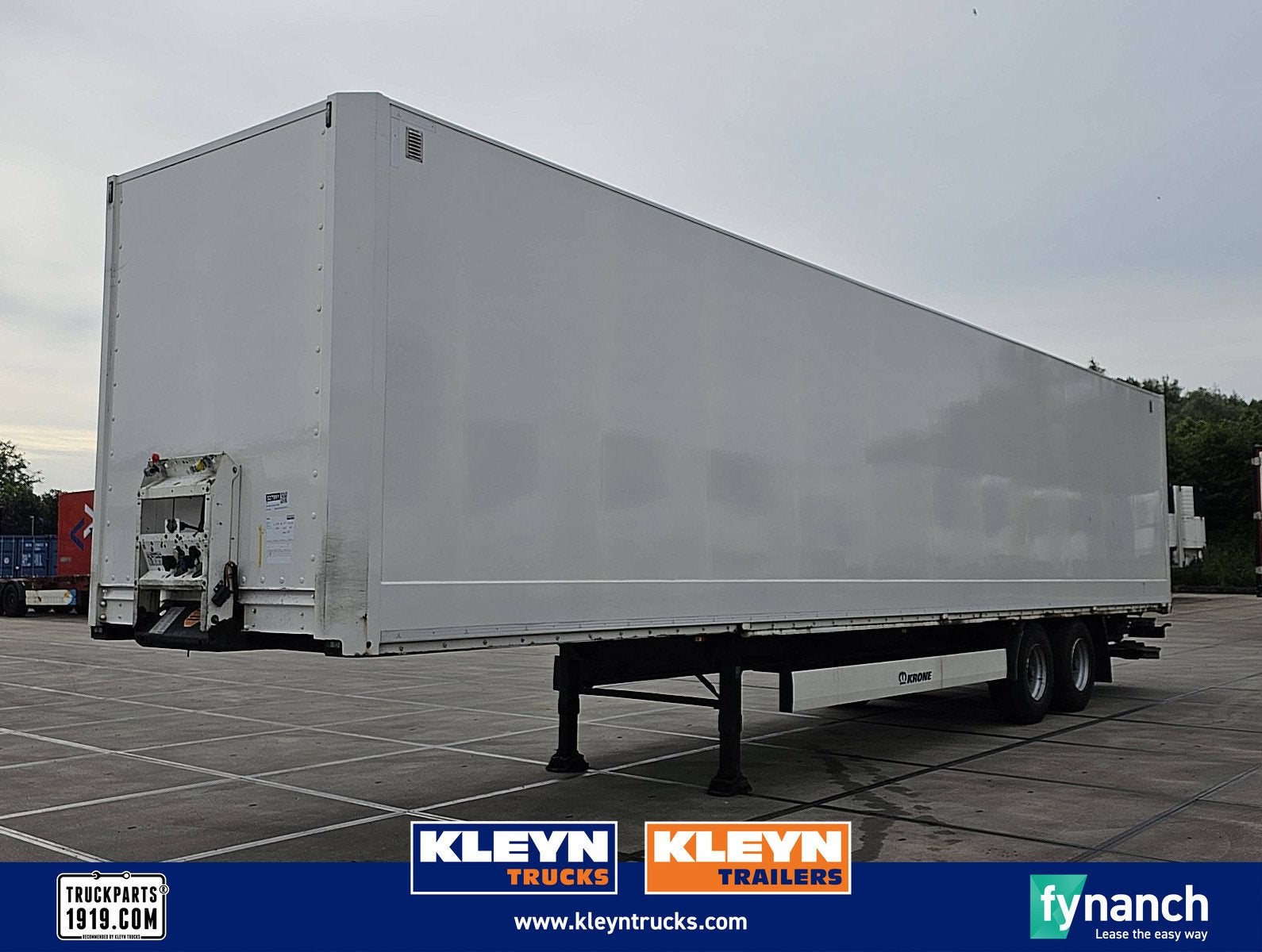 KRONE SD DRYLINER 2 axle taillift, Auto's, Vrachtwagens, Overige kleuren, Origineel Nederlands, Bedrijf, Aanhangers en Opleggers