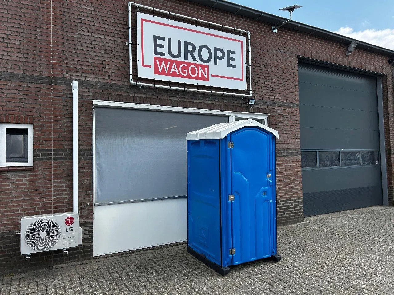 GLOBAL Toiletcabine toilet toiletwagen toiletten plastic toi