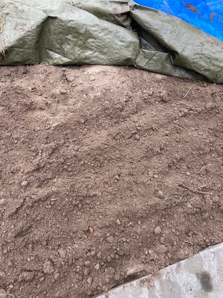 Gratis, afhaal +/- 4,8 kuub zand, Tuin en Terras, Ophalen
