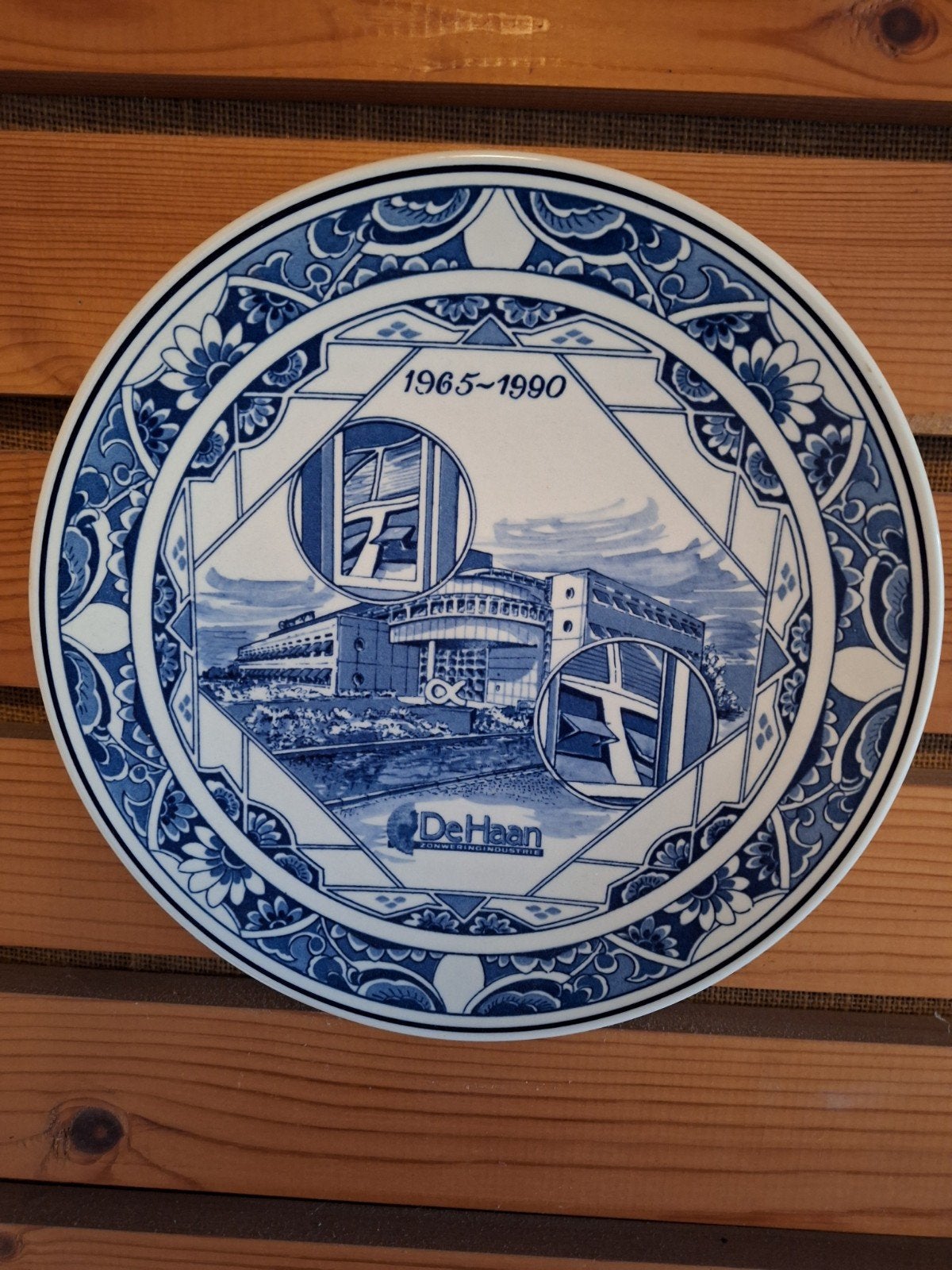 Delfts Blauw sierbord De Haan 1965-1990, Ophalen of Verzenden