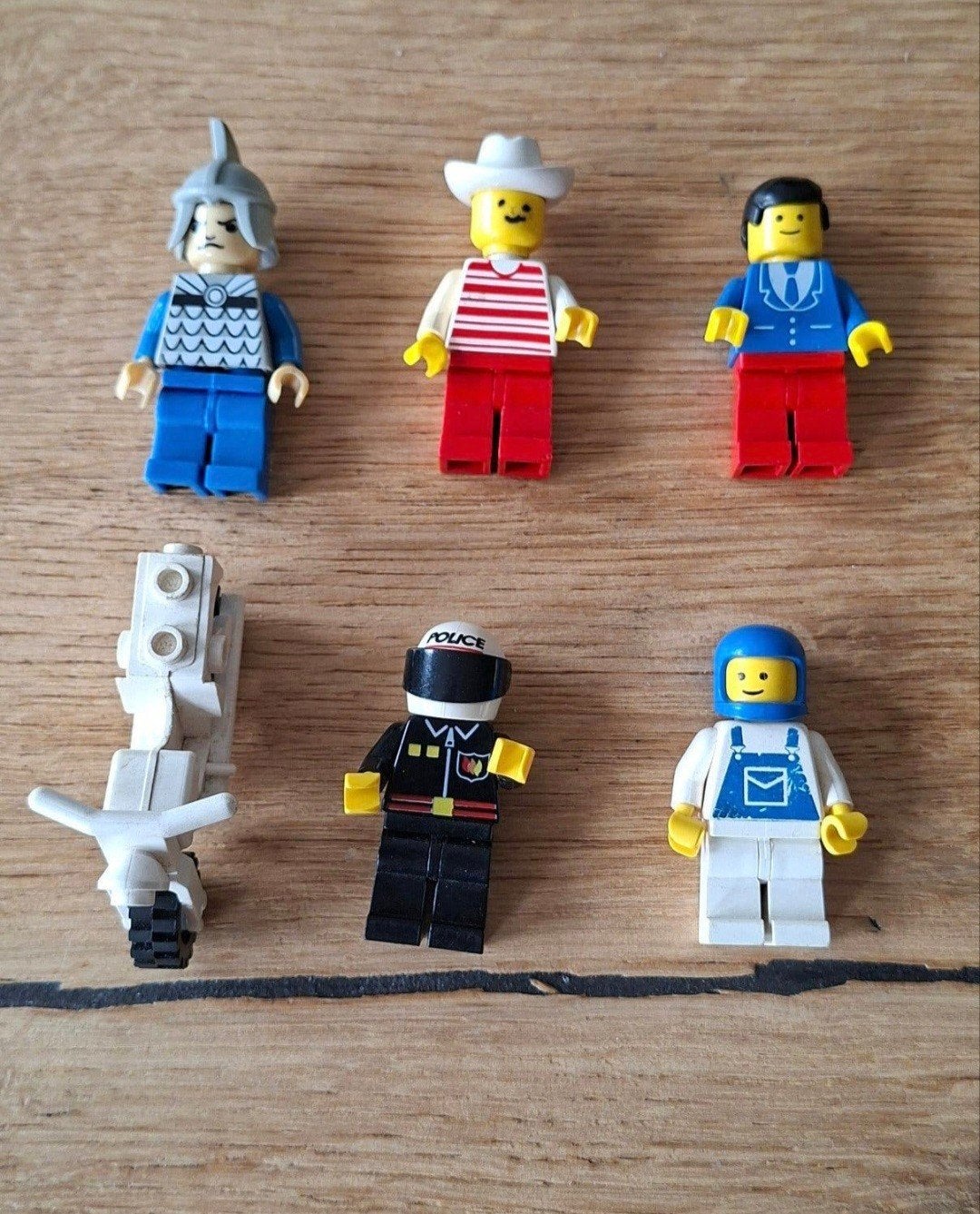 Vintage Lego poppetjes met motor, Ophalen of Verzenden, Gebruikt, Minifiguur, Lego