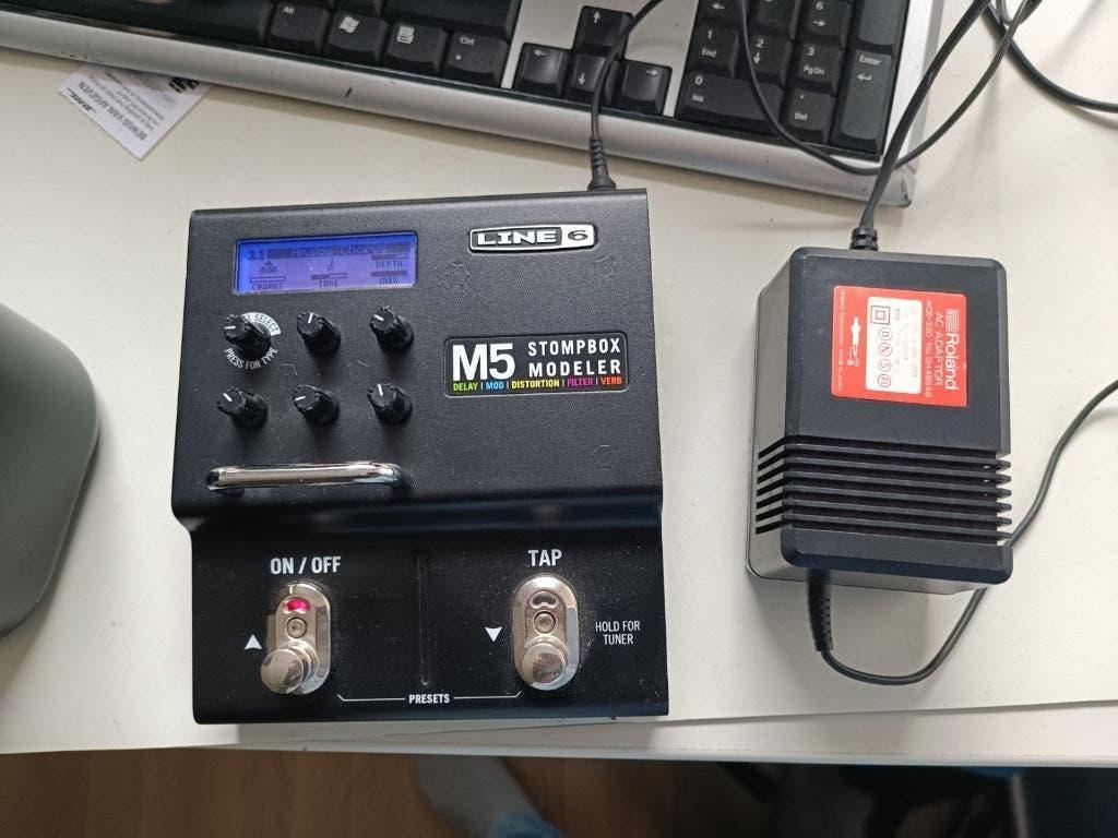 Line6 stompbox M5 gitaar effect, Ophalen of Verzenden, Zo goed als nieuw, Multi-effect