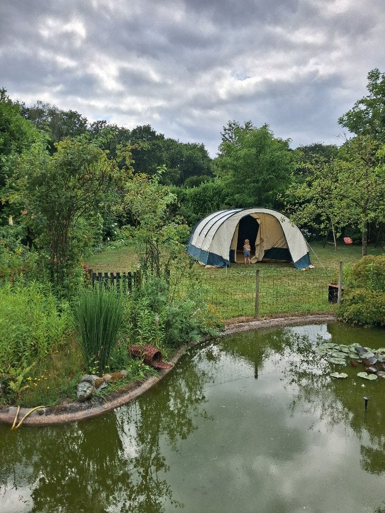 Tent 6 persoons, Caravans en Kamperen, Ophalen, Gebruikt, Tot en met 6