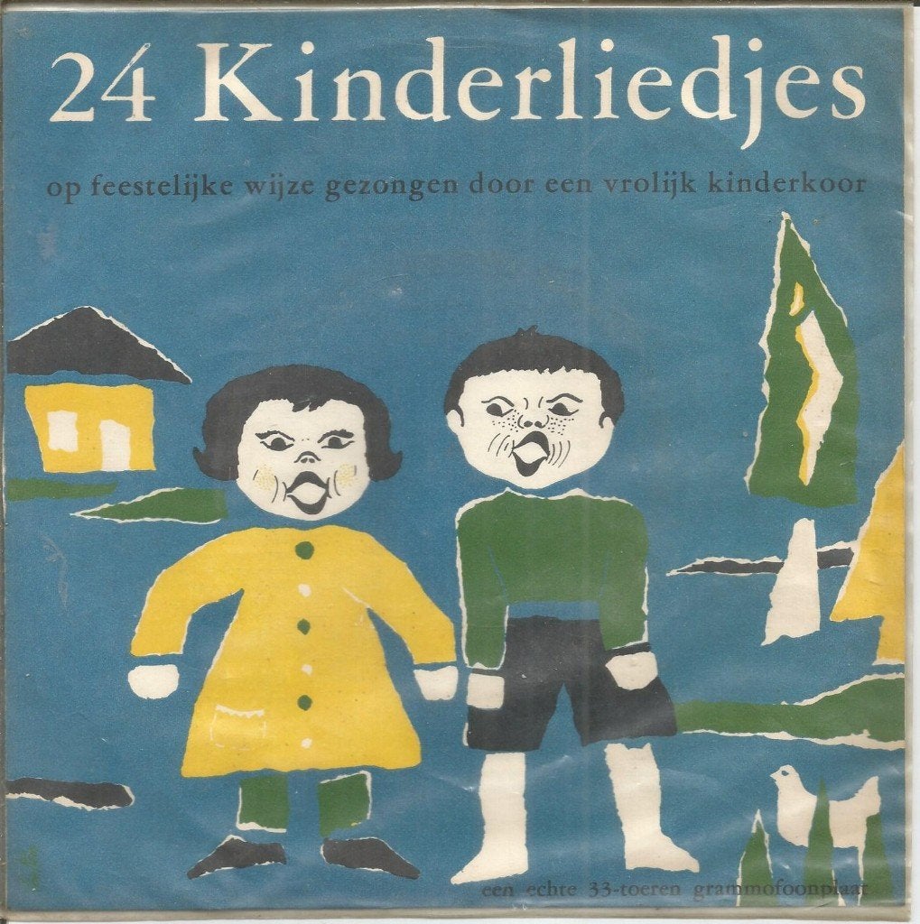 Kinderkoor Met Begeleiding - 24 Kinderliedjes (1967), Fotohoes, 7 inch, Ophalen of Verzenden, Zo goed als nieuw
