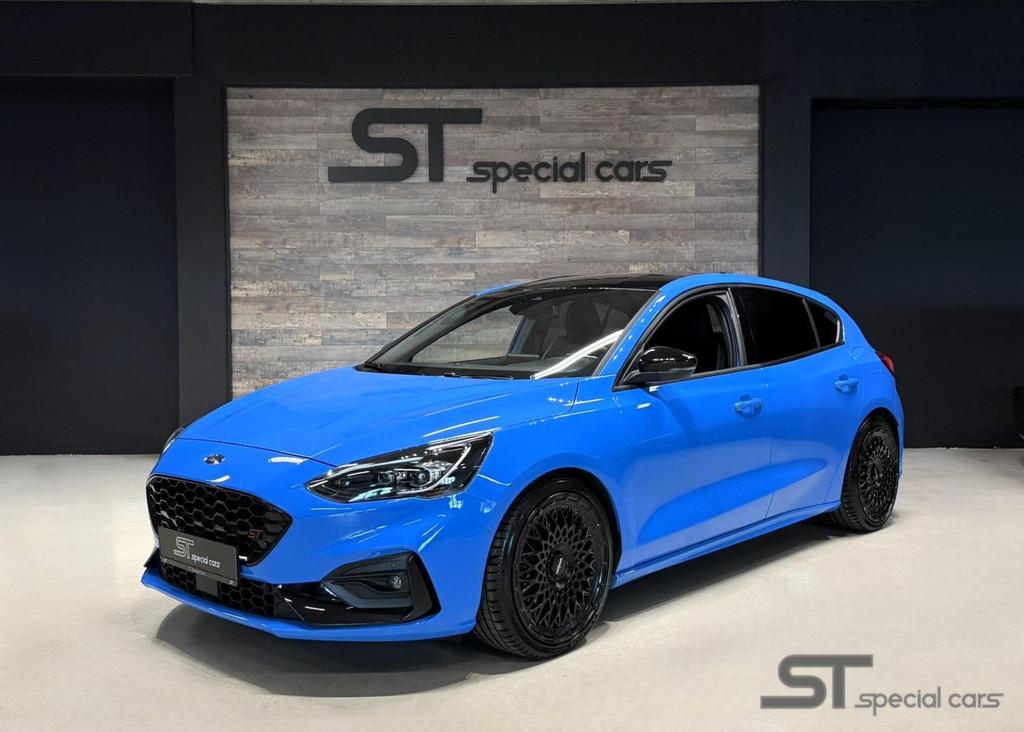 Ford Focus 2.3 EcoBoost ST-X Edition|Rotiform|Dealer ond., Gebruikt, 4 cilinders, Met garantie (alle), Blauw