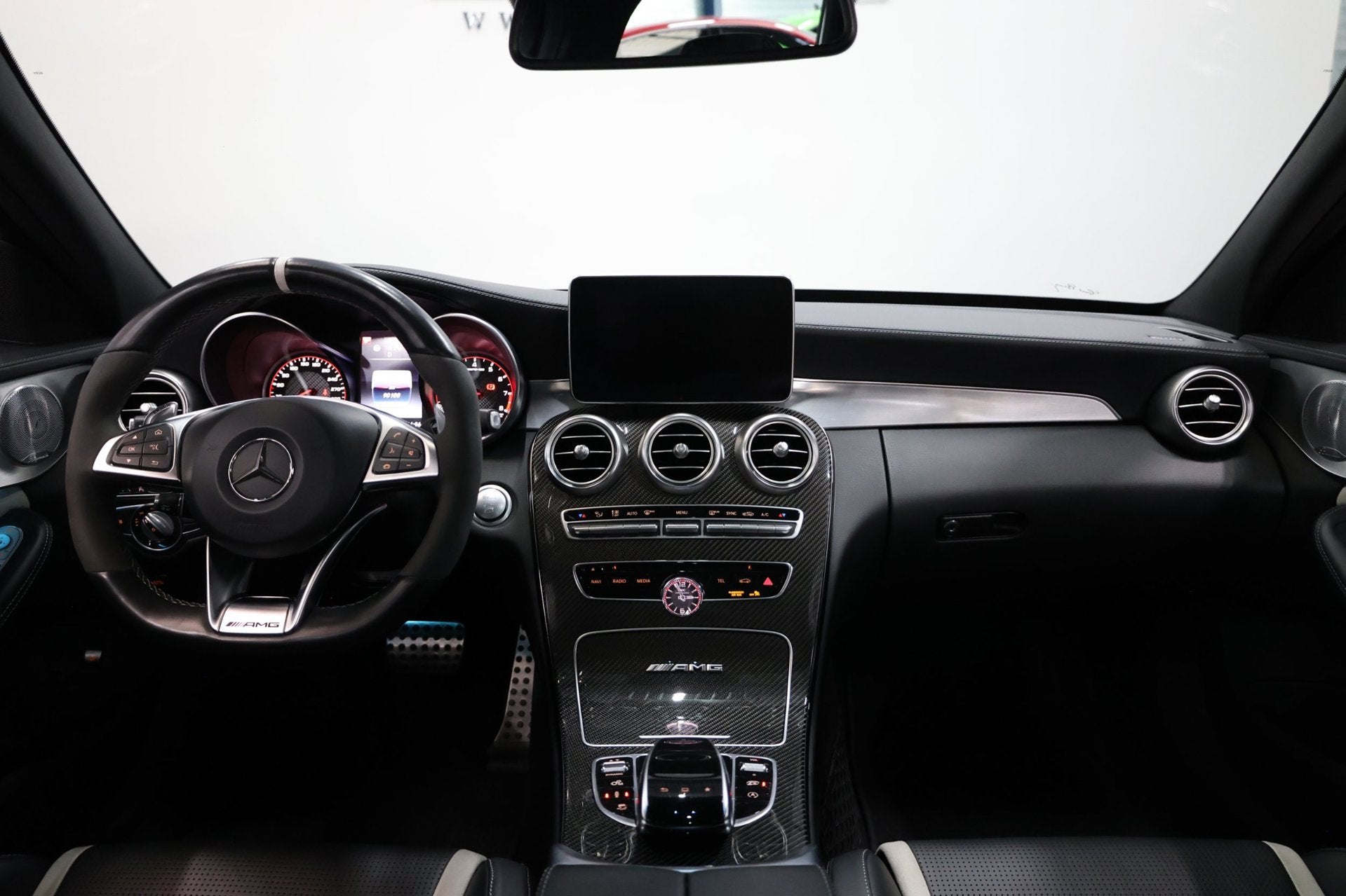 Mercedes-Benz C-klasse AMG 63 S 510+PK KERAMISCH/KUIPSTOELEN, Auto's, Automaat, Achterwielaandrijving, Gebruikt, 8 cilinders