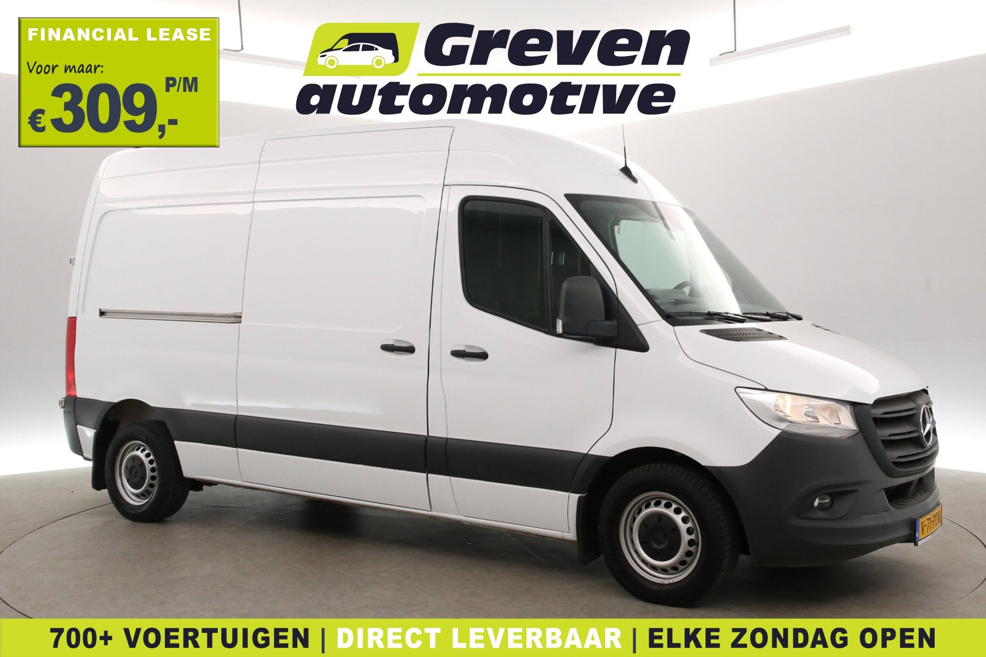 Mercedes-Benz Sprinter 314 143PK L2H2 | Airco | Cruise | Cam, Auto's, Stof, Gebruikt, Euro 6, 2000 kg