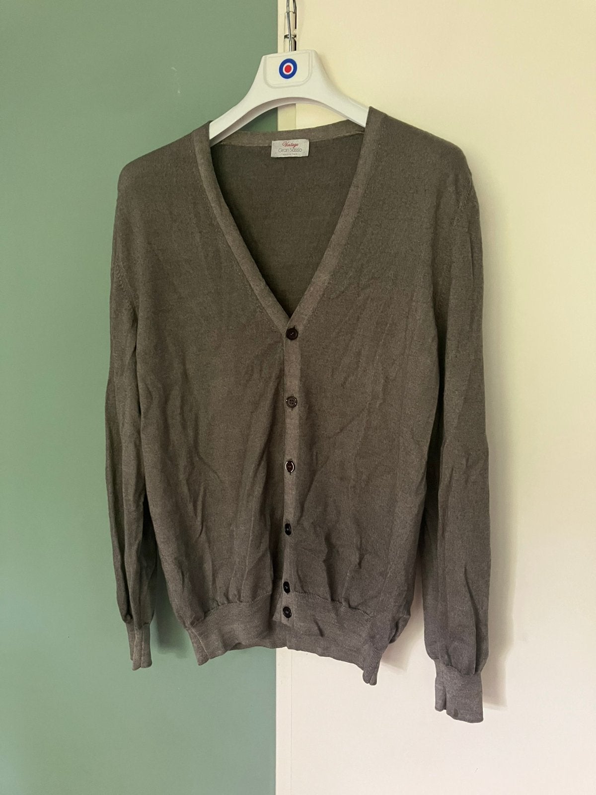 Gran Sasso vest van 100 % zachte wol 54, Ophalen of Verzenden, Zo goed als nieuw, Maat 52/54 (L), Bruin
