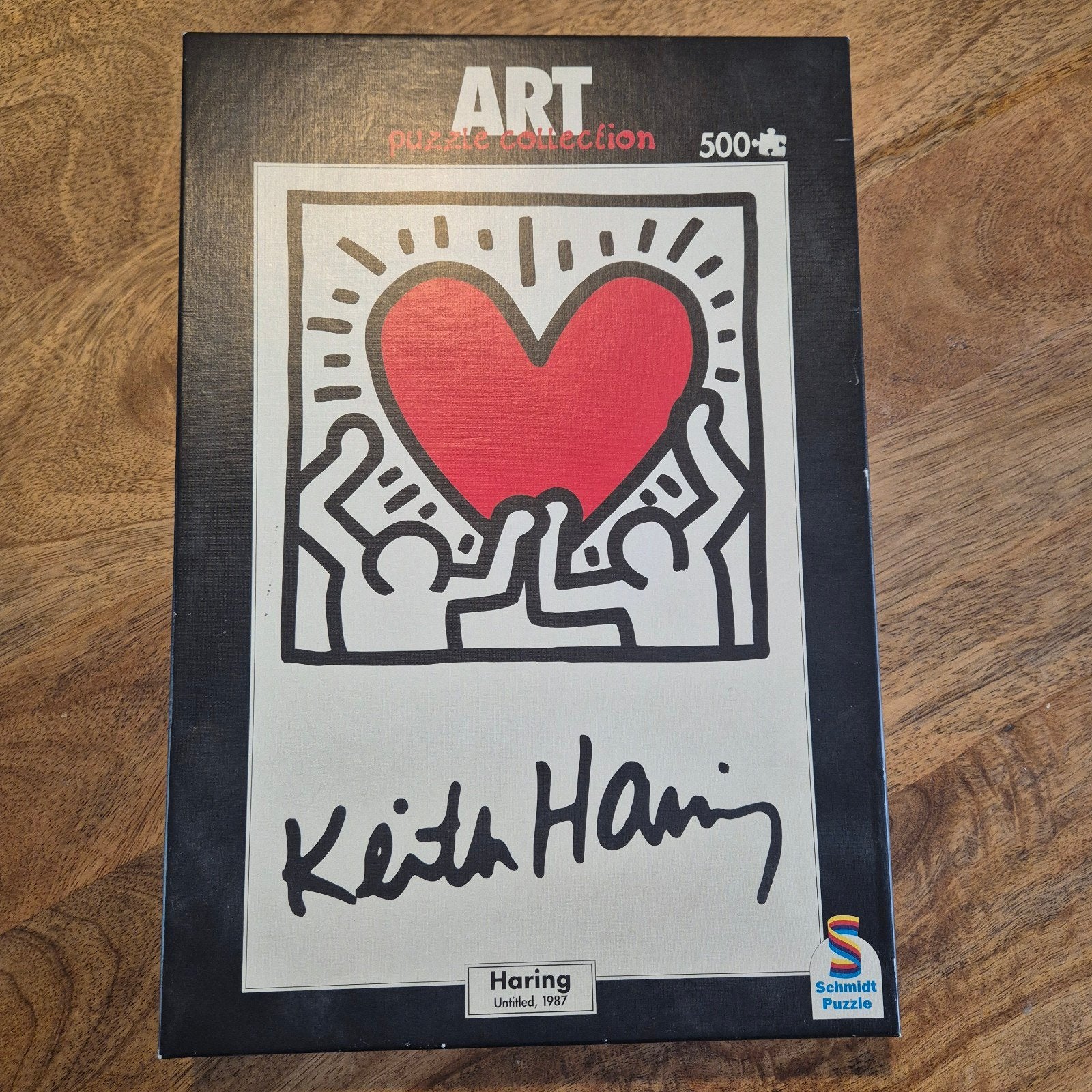 Keith Haring Hart Puzzel 500+ stukjes Schmidt Puzzle, Hobby en Vrije tijd, Ophalen of Verzenden, 500 t/m 1500 stukjes, Nieuw, Legpuzzel