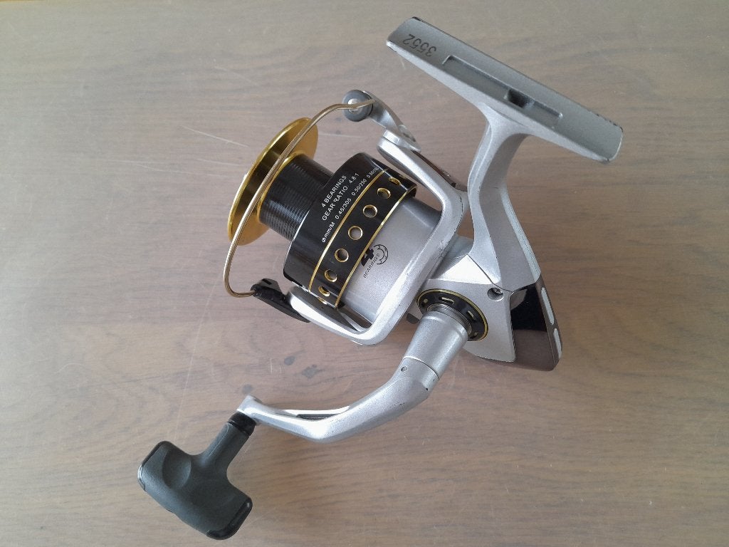 Okuma Safina Pro Spa-80 strand/boot molen zeer netjes, Ophalen of Verzenden, Zo goed als nieuw, Molen