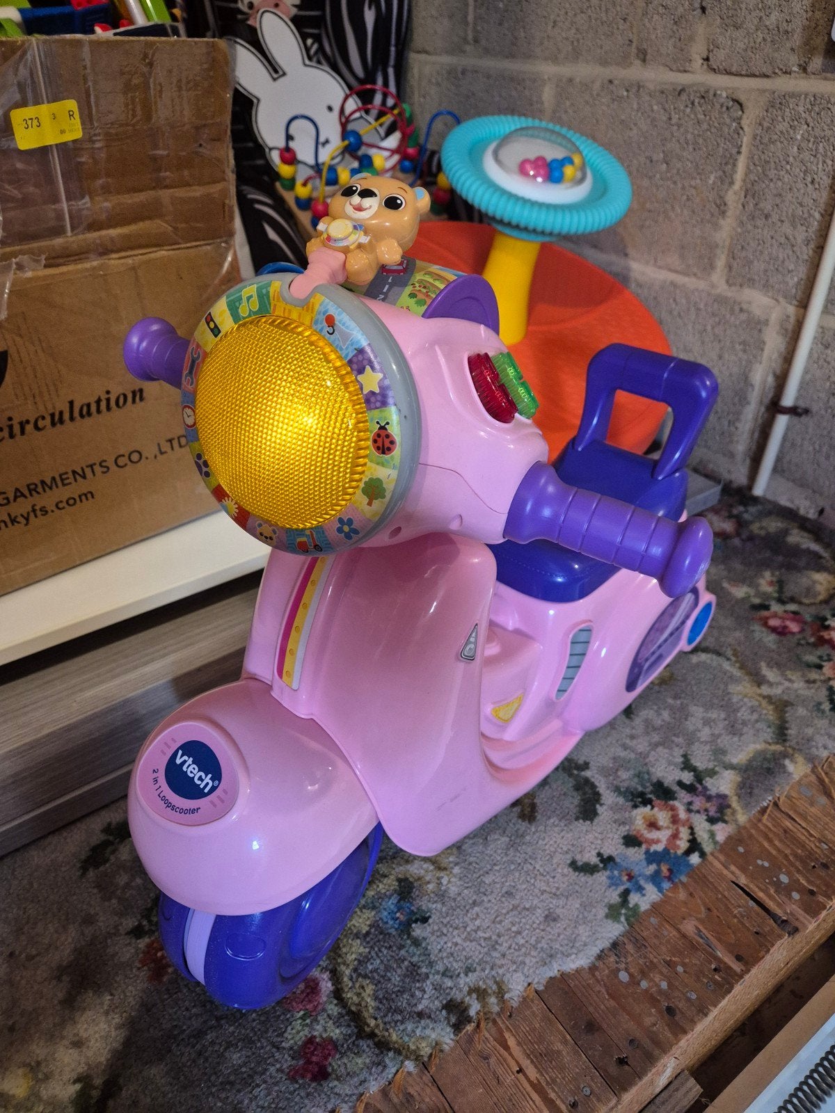Vtech scooter, Kinderen en Baby's, Speelgoed | Vtech, Ophalen of Verzenden, Zo goed als nieuw, 6 maanden tot 2 jaar