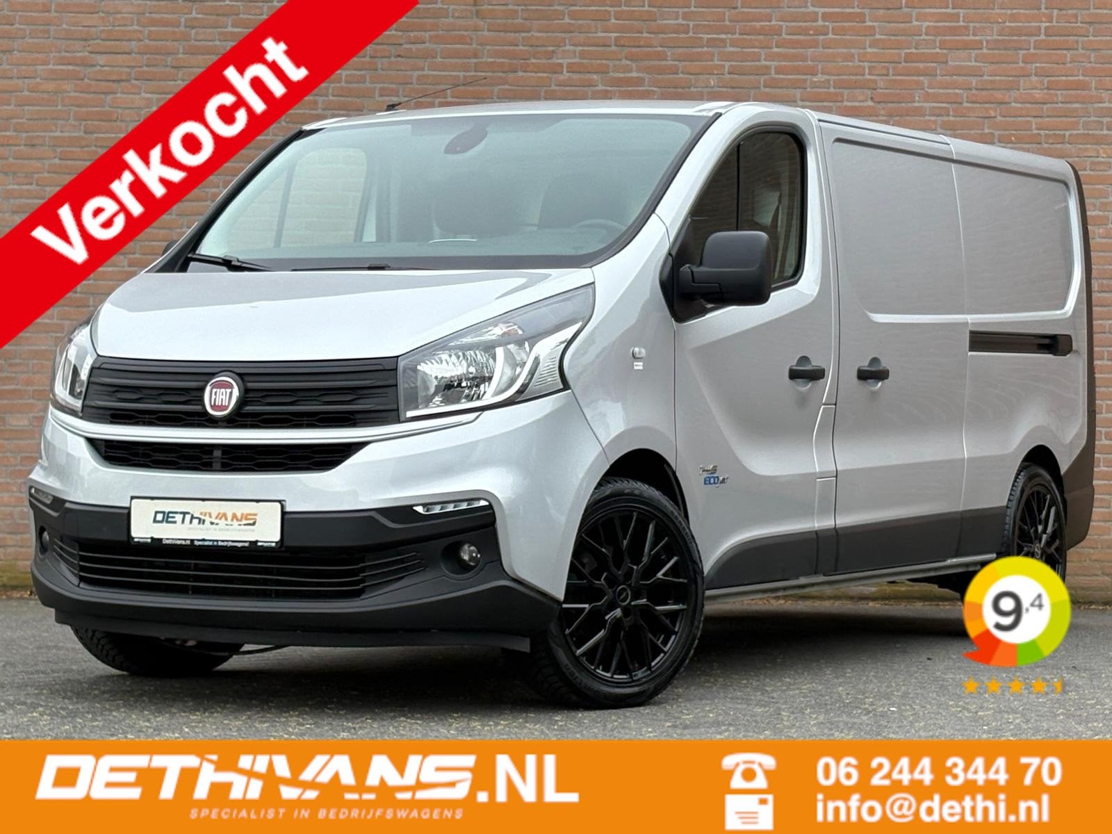 Fiat Talento 2.0MJ 145PK Lang / 2x Schuifdeur / Camera / Cru, Voorwielaandrijving, 145 pk, Stof, Gebruikt
