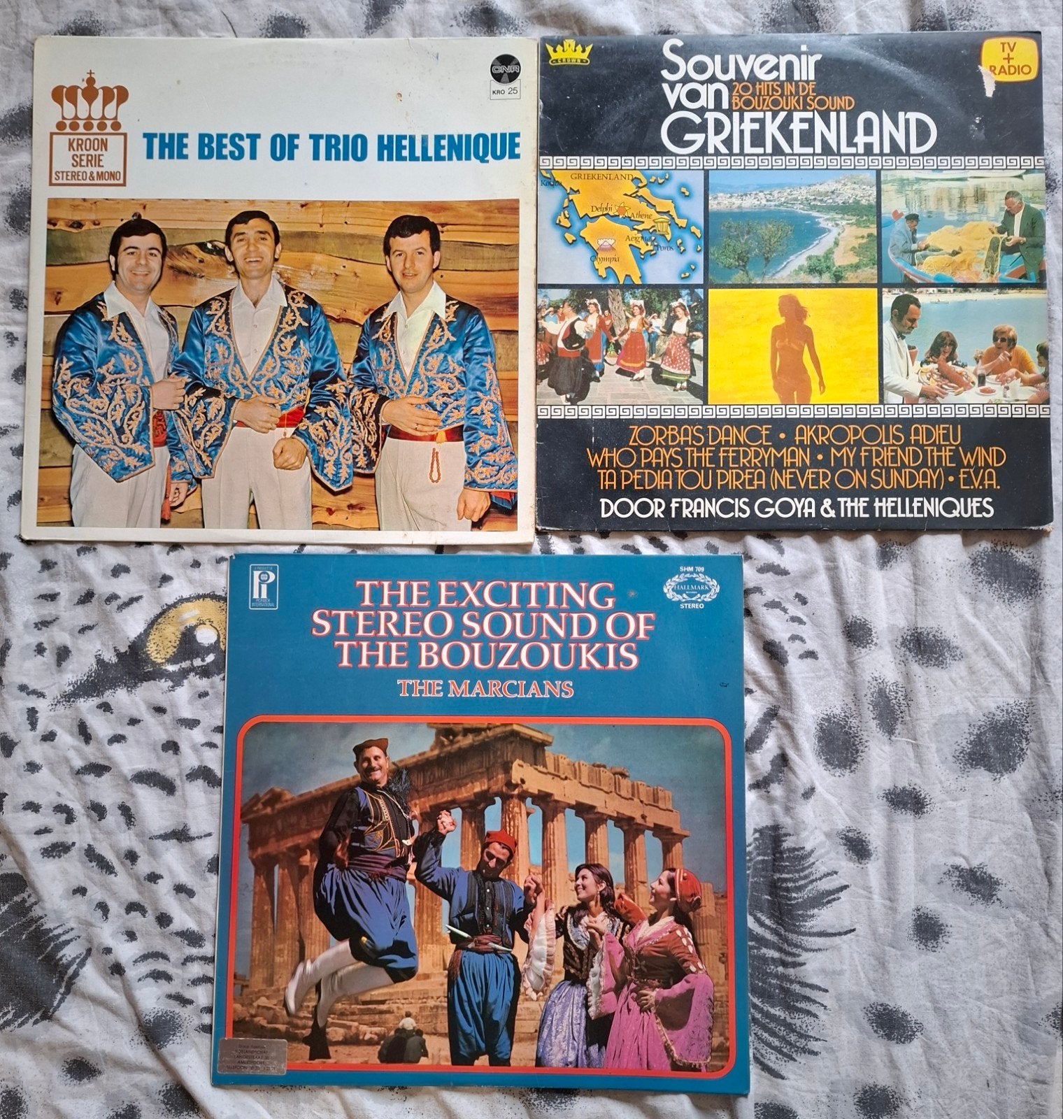 3 Griekse LP's: Trio Hellenique, Francis Goya & The Marcians, Gebruikt, Ophalen of Verzenden, 12 inch, Overige genres