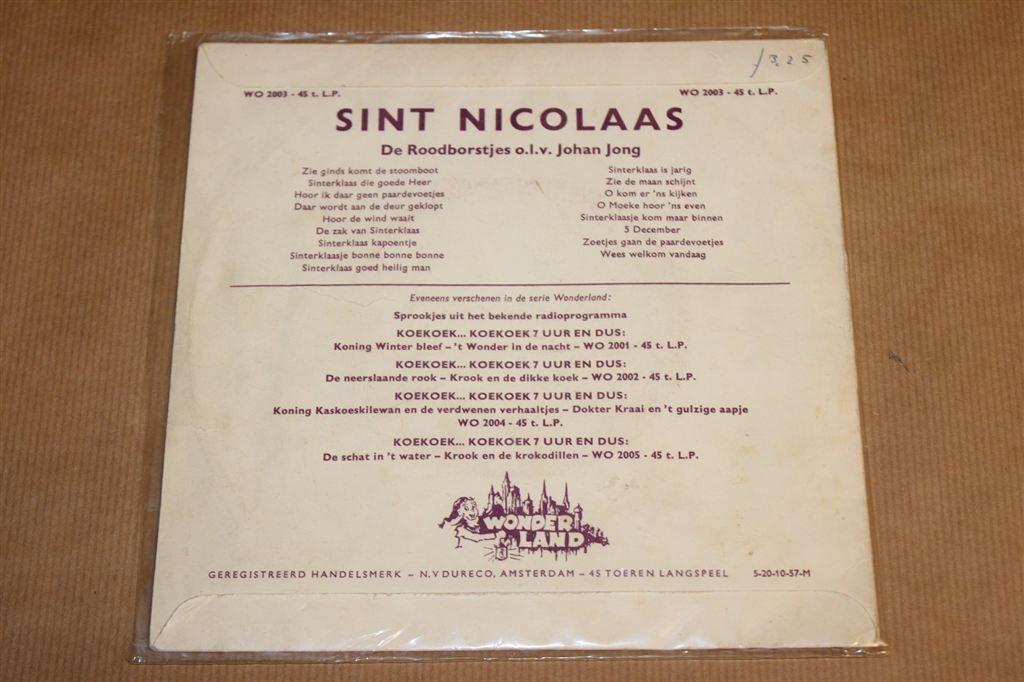 Vintage Sinterklaas EP — De Roodborstjes Zingen Klassiekers, Gebruikt, -, -, Ophalen of Verzenden