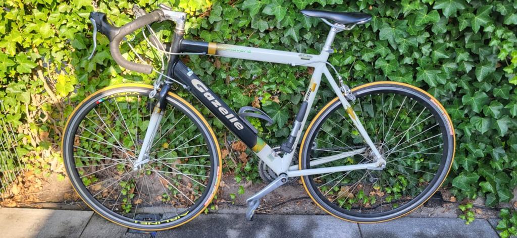 Gazelle wielrenfiets/racefiets, Ophalen, Gebruikt, Aluminium, 15 tot 20 versnellingen