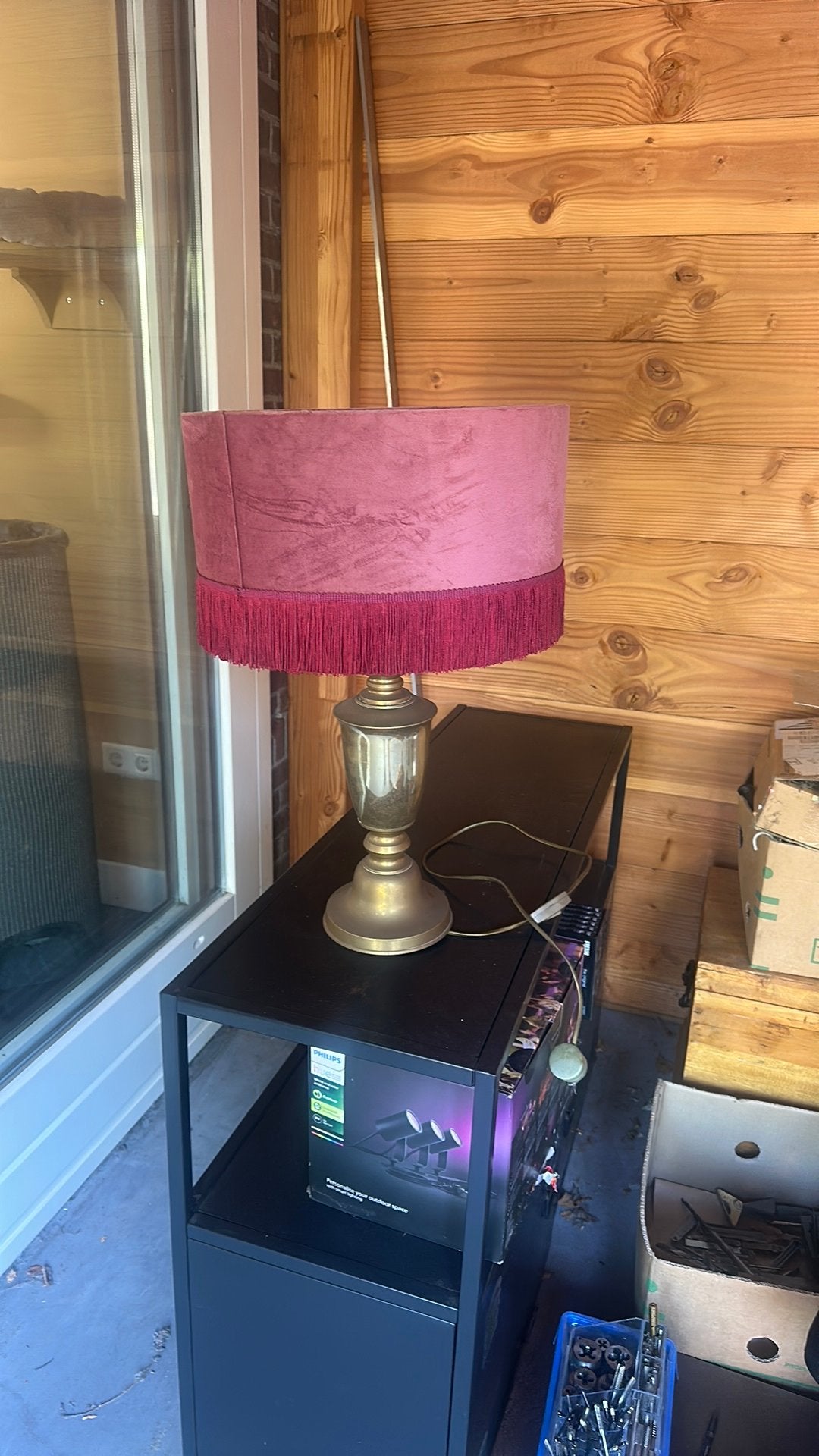 Retrolamp, Ophalen, Gebruikt, Roze