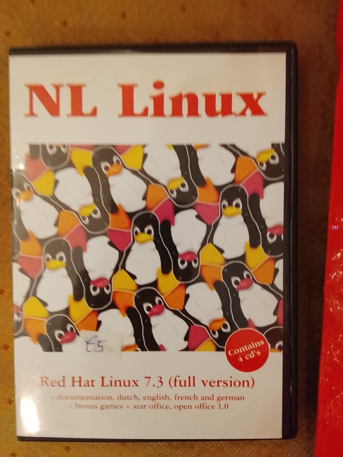 NL Linux Red Hat Linux 7.3 (full version) 4 CD's, Ophalen of Verzenden, Gebruikt