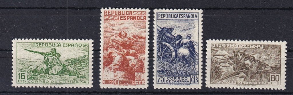 D147) 1939 Spanje Feldpost WO2 4x MNH geen garantie, Verzenden, Postfris