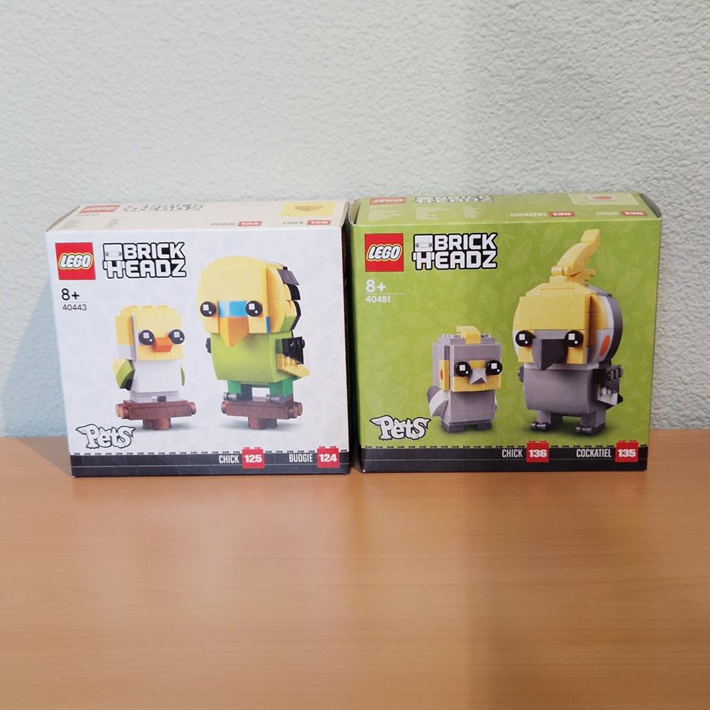 Lego brickheadz parkieten en valkparkieten, nieuw, Ophalen of Verzenden, Nieuw, Complete set, Lego